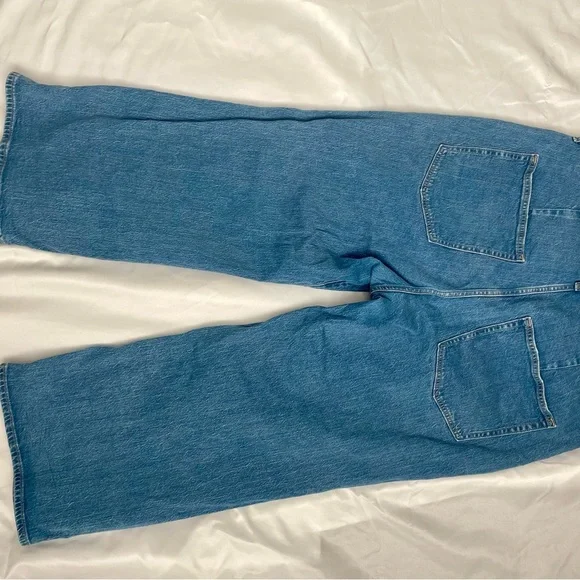 J. Crew wide leg crop denim jean with all day stretch. - Picture 7 of 7